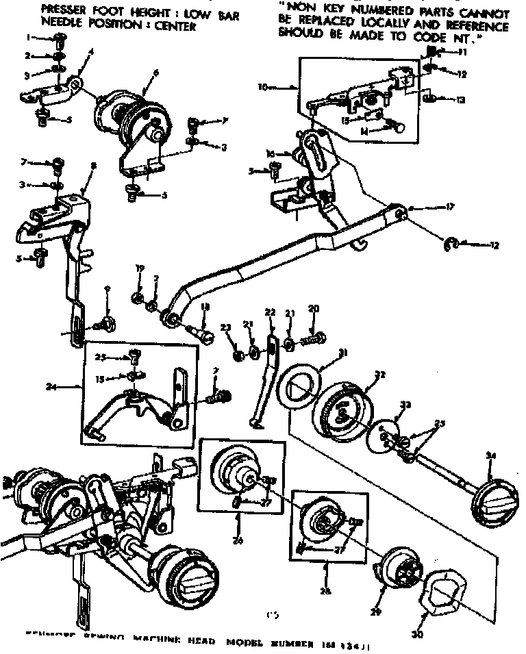 Geared cam assembly