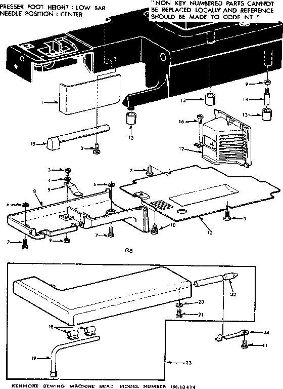 SHUTTLE COVER AND WORK TABLE