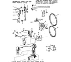 Kenmore 15813450 motor assembly diagram