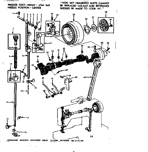 Presser bar assembly