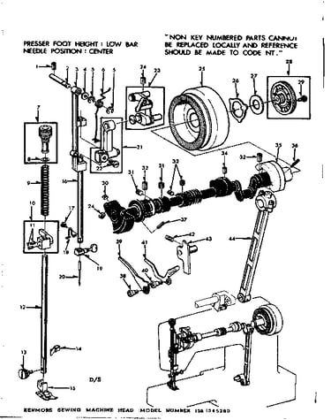 Presser bar assembly