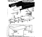 Kenmore 1581345280 shuttle cover and work table diagram