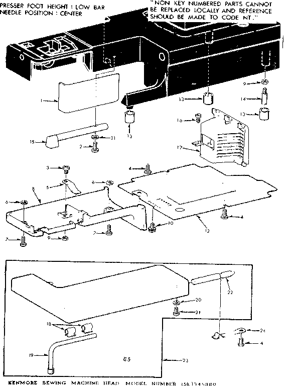 SHUTTLE COVER AND WORK TABLE