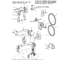 Kenmore 1581345380 motor assembly diagram