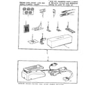 Kenmore 1581345380 attachment parts diagram