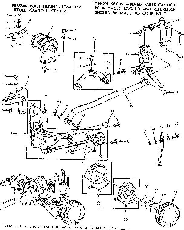 Geared cam assembly