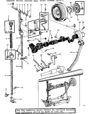 Presser bar assembly