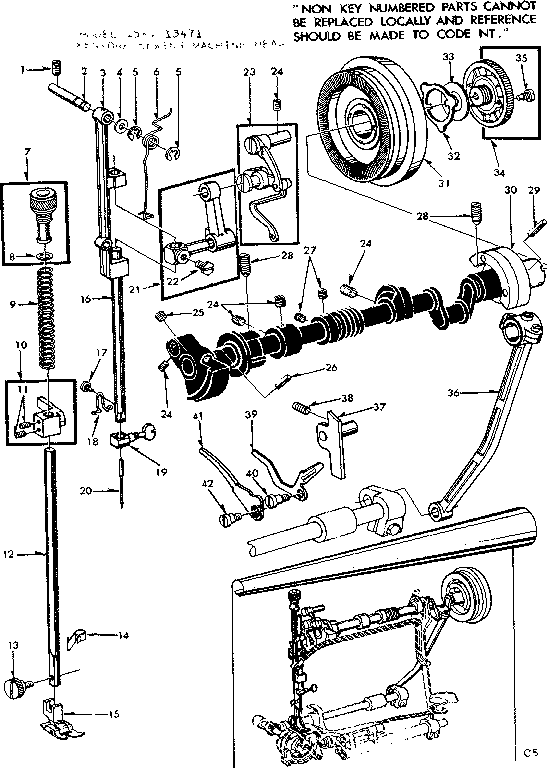 PRESSER BAR ASSEMBLY