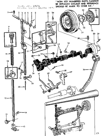 Presser bar assembly