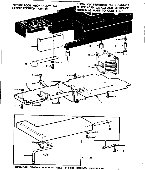 SHUTTLE COVER AND WORK TABLE