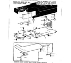 Kenmore 1581350180 shuttle cover and work table diagram