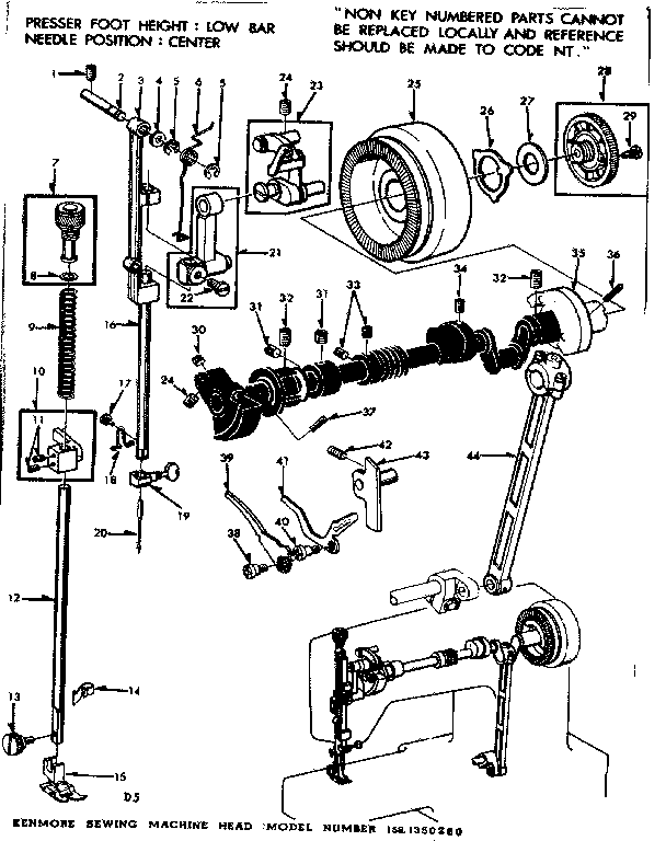 PRESSER BAR ASSEMBLY