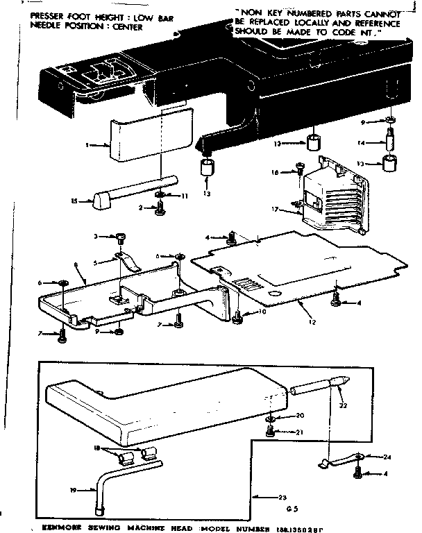 SHUTTLE COVER AND WORK TABLE