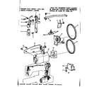 Kenmore 1581350280 motor assembly diagram