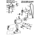 Kenmore 15813511 motor assembly diagram