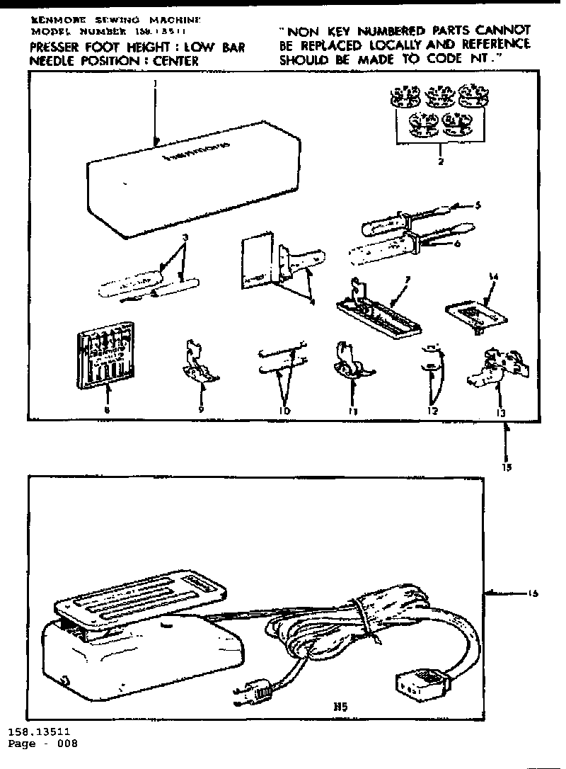 Attachment parts