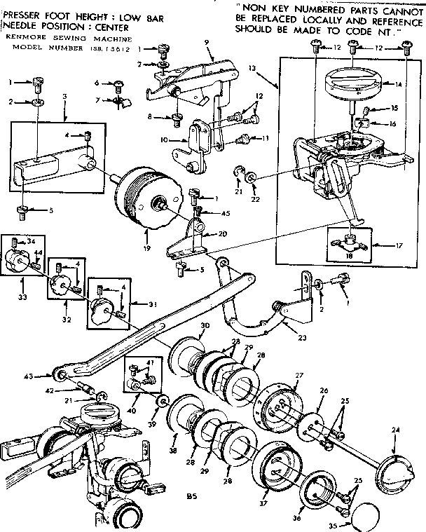 Geared cam assembly