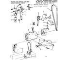 Kenmore 15813512 motor assembly diagram