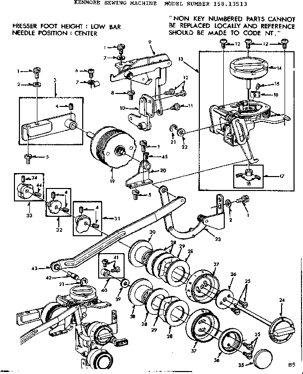 Geared cam assembly