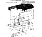 Kenmore 15813513 shuttle cover and unit base diagram