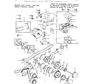 Kenmore 15813520 geared cam assembly diagram