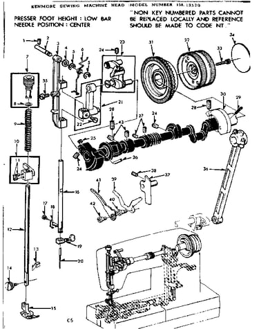 Presser bar assembly