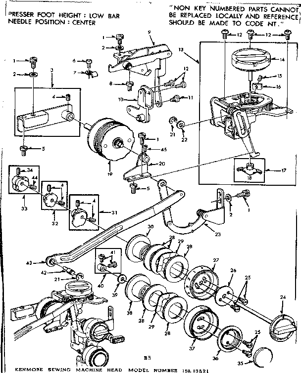 Geared cam assembly