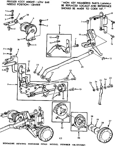 Geared cam assembly