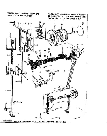 Presser bar assembly