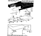 Kenmore 1581355080 shuttle cover and unit base diagram