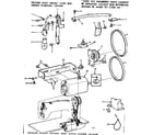 Kenmore 15813580 motor assembly diagram