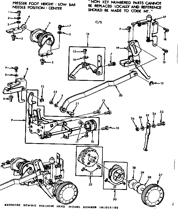 GEARED CAM ASSEMBLY