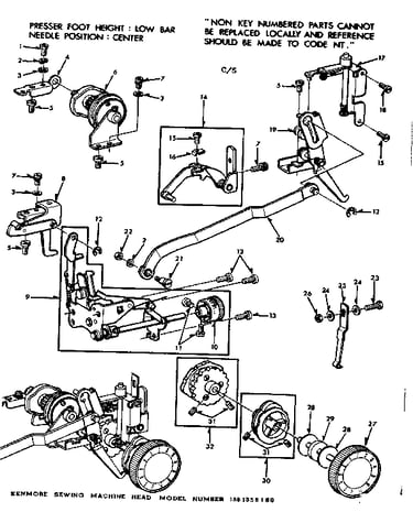 Geared cam assembly