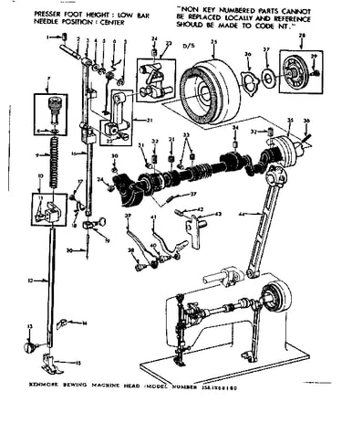 Presser bar assembly