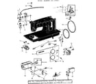 Kenmore 15814301 motor assembly diagram