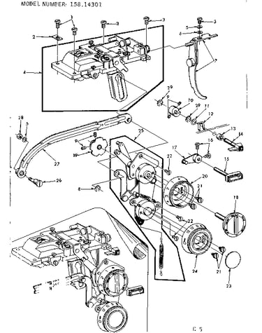 Geared cam assembly