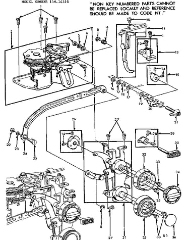 Geared cam assembly