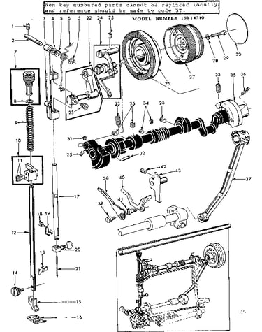 Presser bar assembly