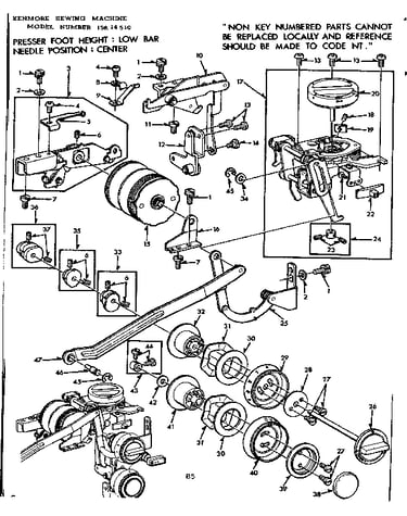 Geared cam assembly