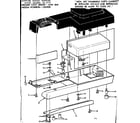Kenmore 15814510 shuttle cover and base unit diagram