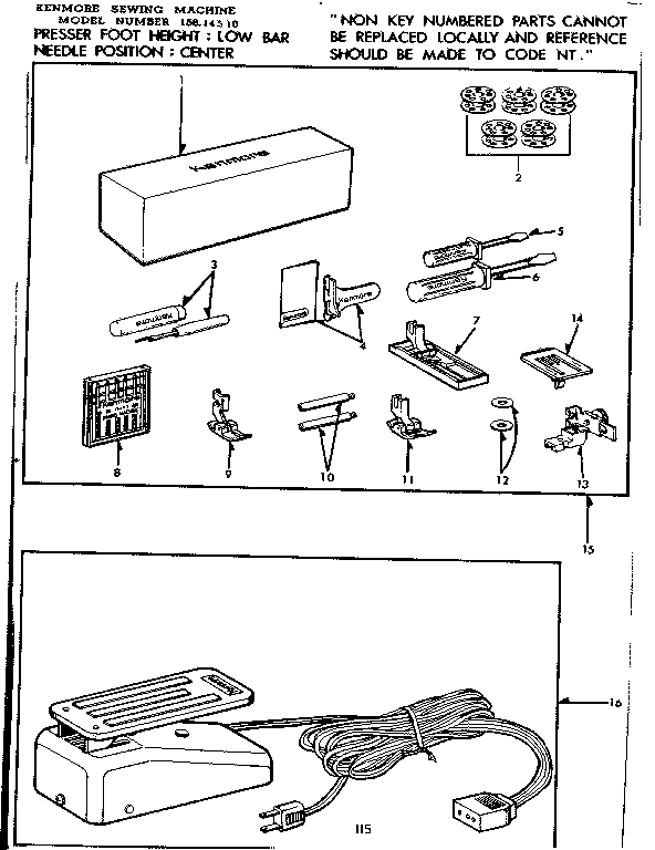 Attachment parts
