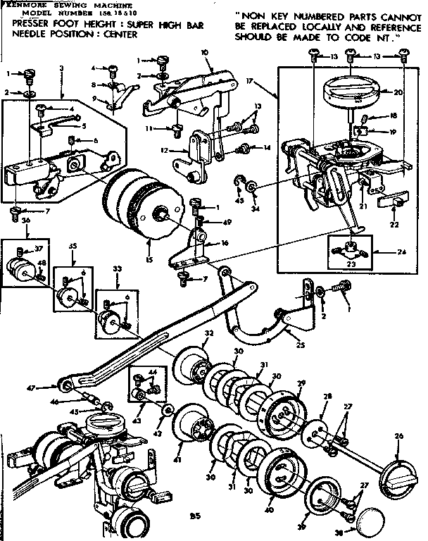 Geared cam assembly