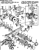 Geared cam assembly