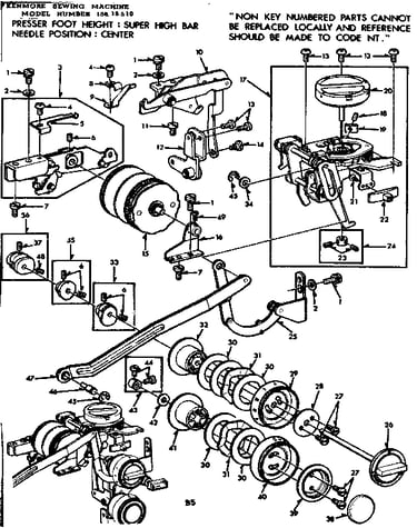 Geared cam assembly