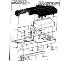 Kenmore 15815510 shuttle cover and unit base diagram