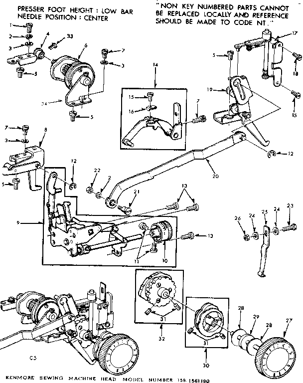 Geared cam assembly