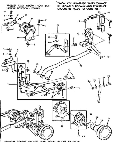 Zigzag guide assembly