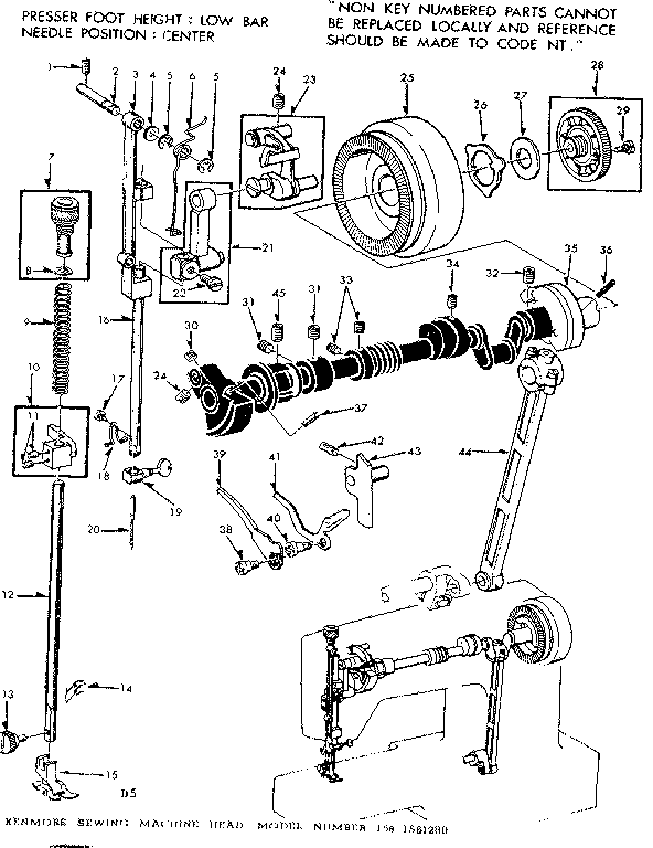 PRESSER BAR ASSEMBLY
