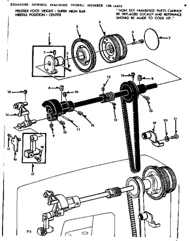 Take up lever assembly