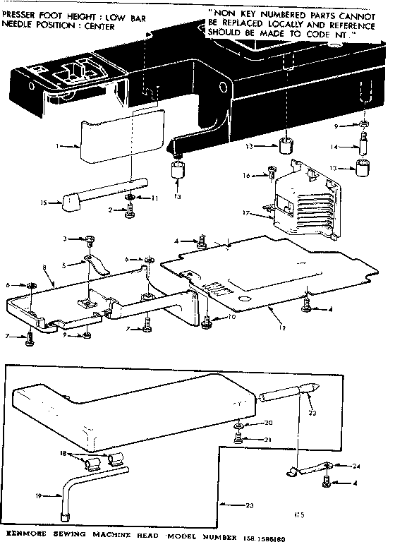 Working table assembly